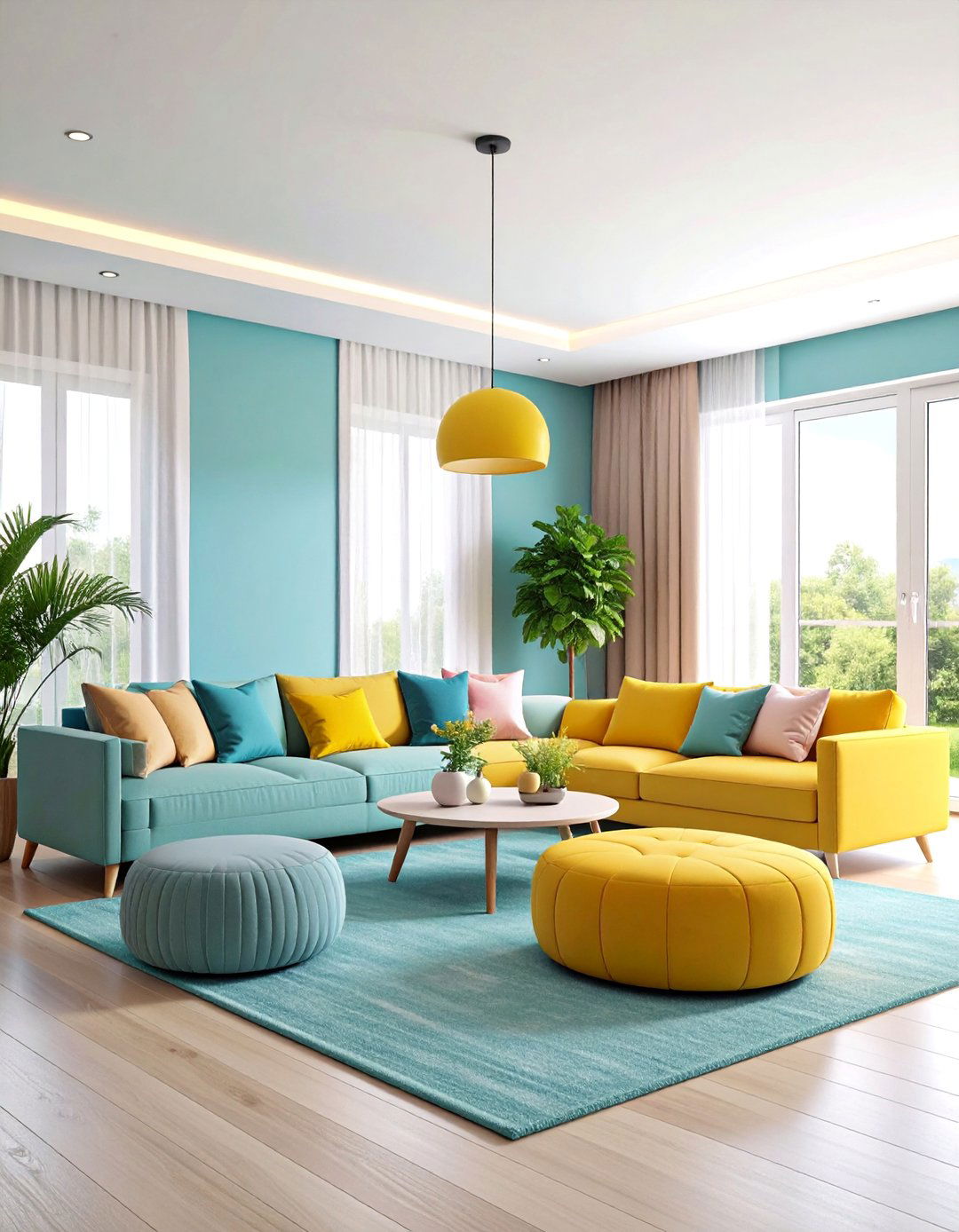 Family Friendly Living Room Durable Layout - 25 Living Room Layout Ideas