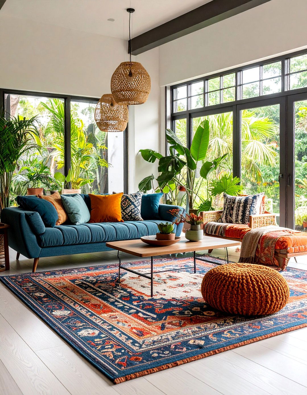 Family Friendly Living Room with Durable Materials and Storage Solutions - 25 Long Living Room Ideas