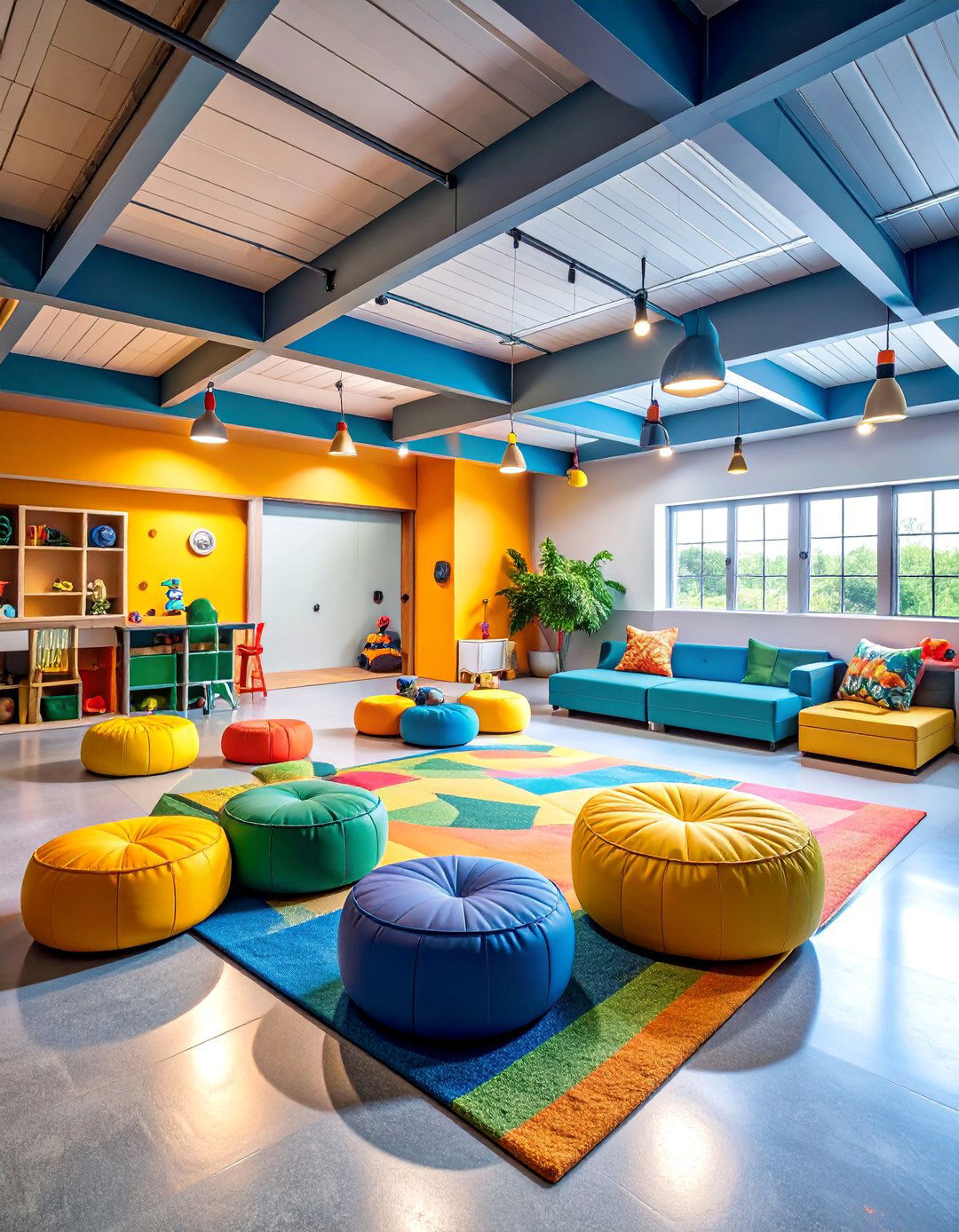 Family Friendly Multi Purpose Game Room - 25 Garage Game Room Ideas