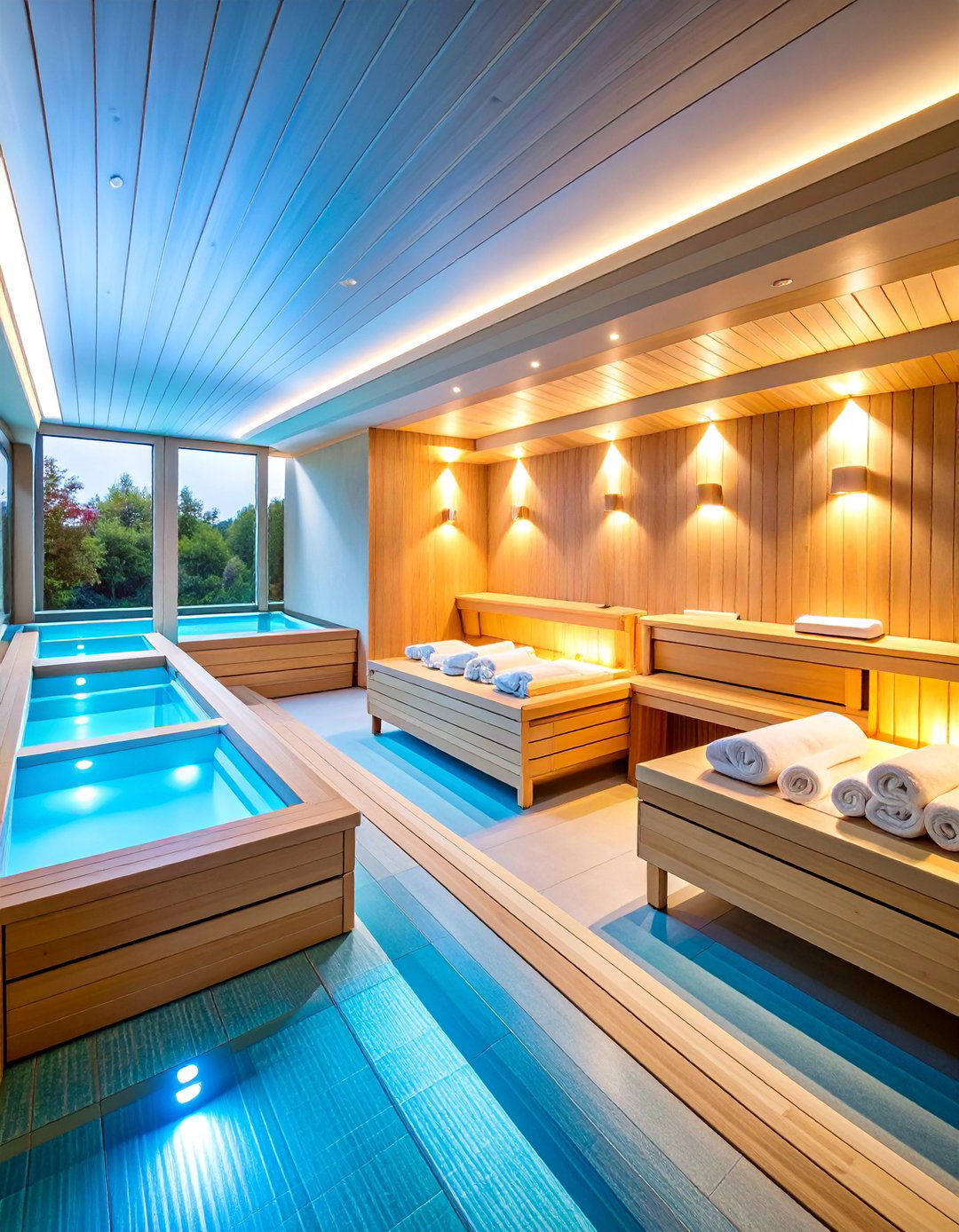 Family Friendly Multi Zone Sauna Complex - 25 Sauna Room Design Ideas