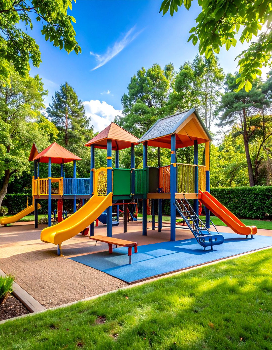 Family Friendly Playground Gym - 25 Outdoor Gym Ideas