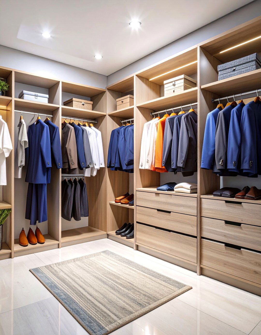 Family Member Hall Closet Assignment System - 25 Hall Closet Organization Ideas
