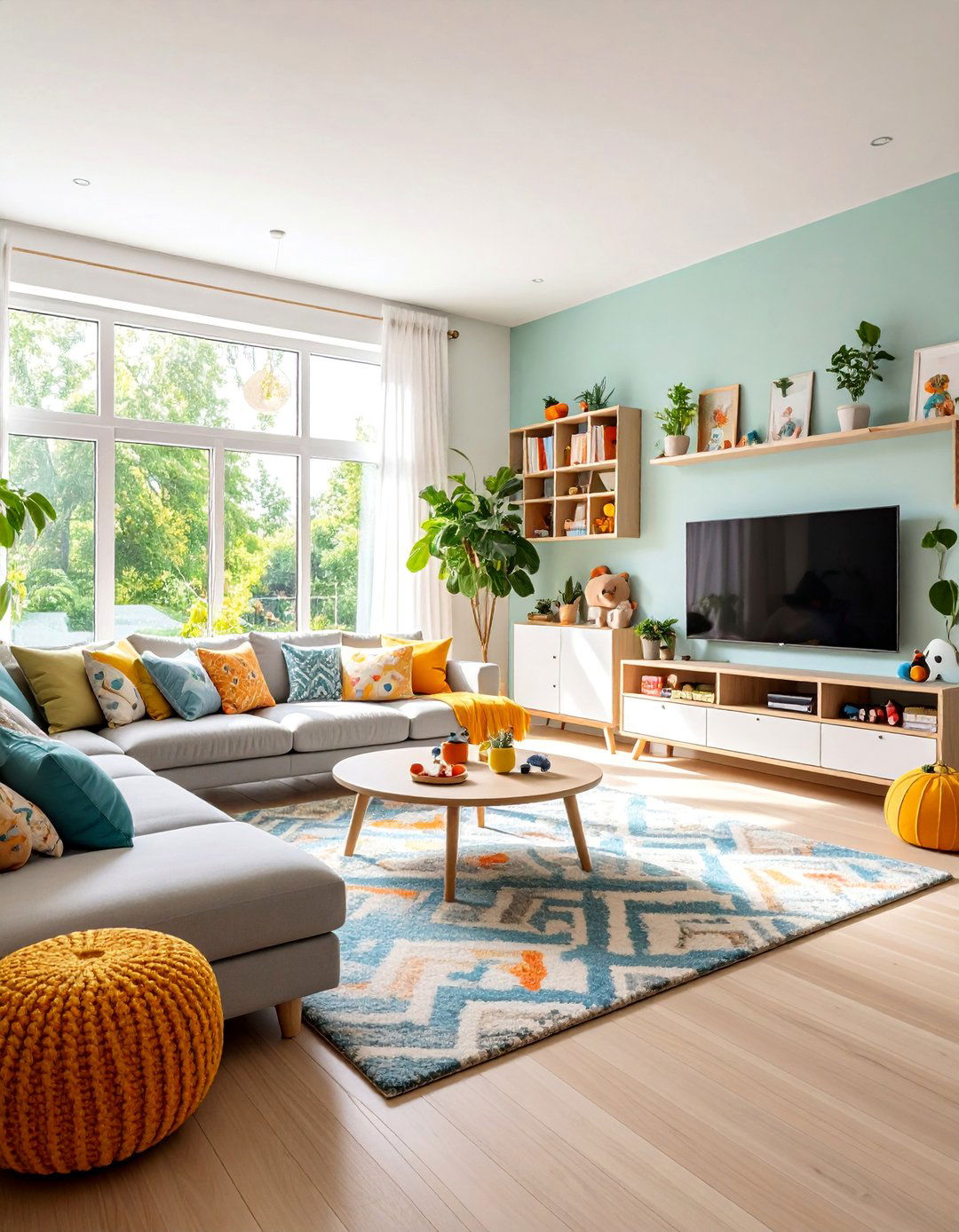 Family Room with Casual Living Elements - 25 Types of Rooms in a House