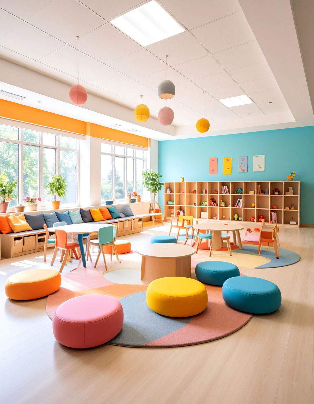 Family Therapy Room with Flexible Seating Arrangements - 25 Therapist Room Ideas