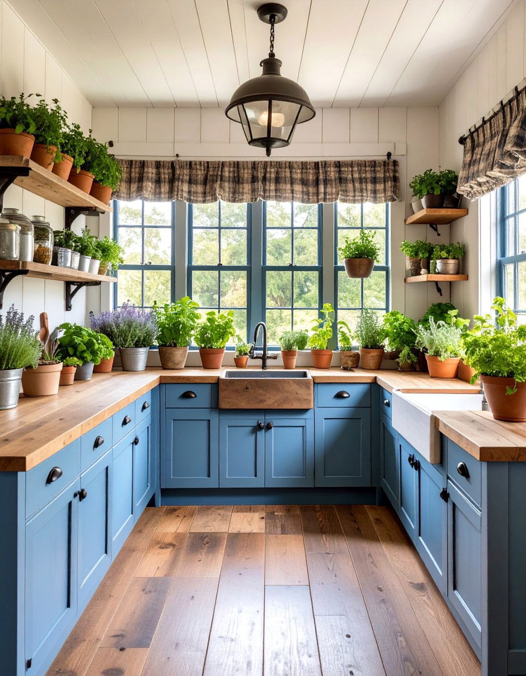 Farmhouse Bay Window Herb Garden - 25 Bay Window Ideas