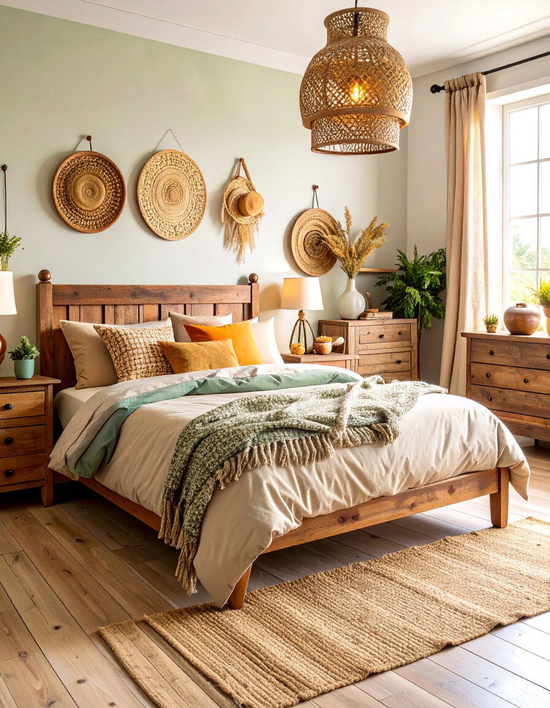 Farmhouse Bedroom with Vintage Signage and Typography - 25 Farmhouse Bedroom Ideas