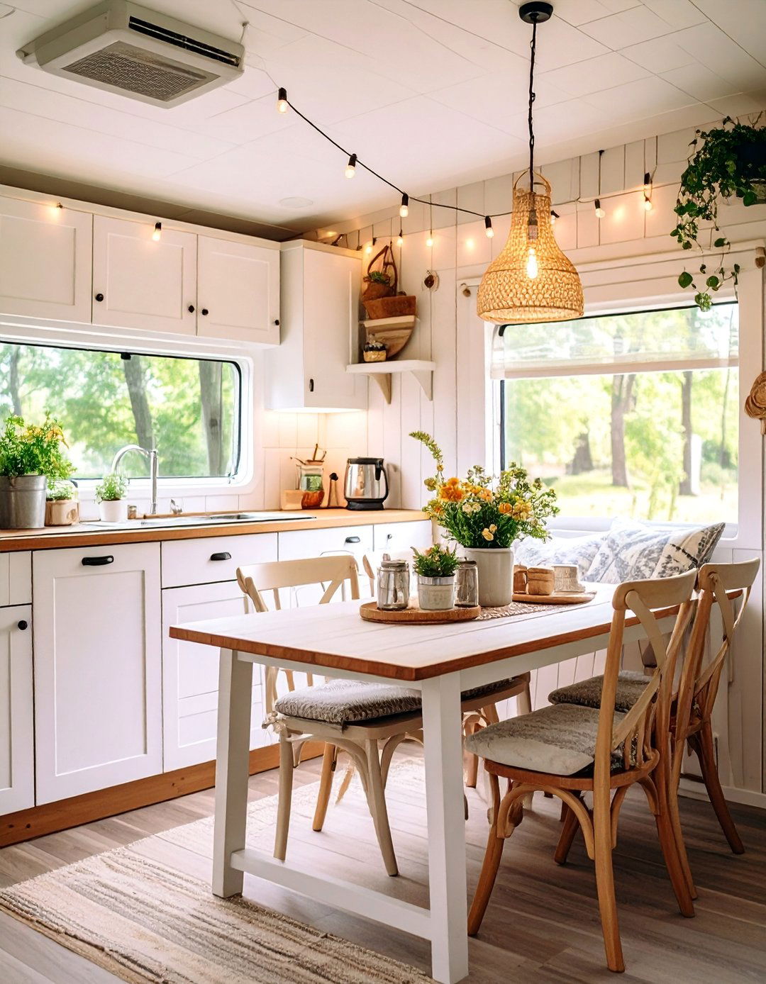 Farmhouse Board and Batten Accent - 25 Rv Wallpaper Ideas