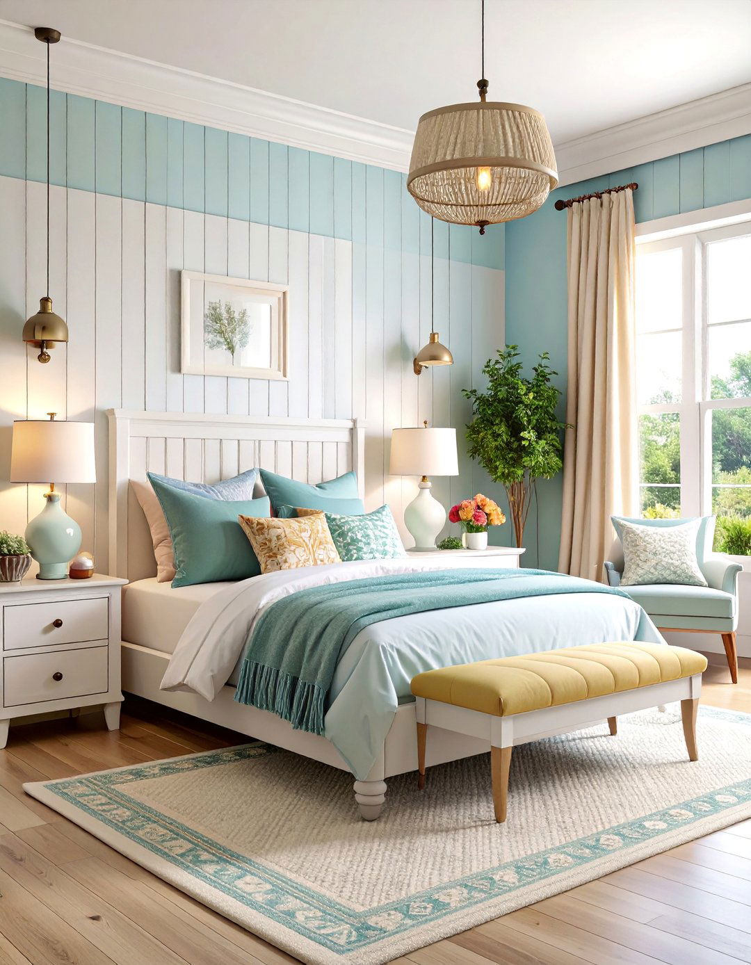 Farmhouse Board and Batten Charm - 25 Wall Trim Ideas