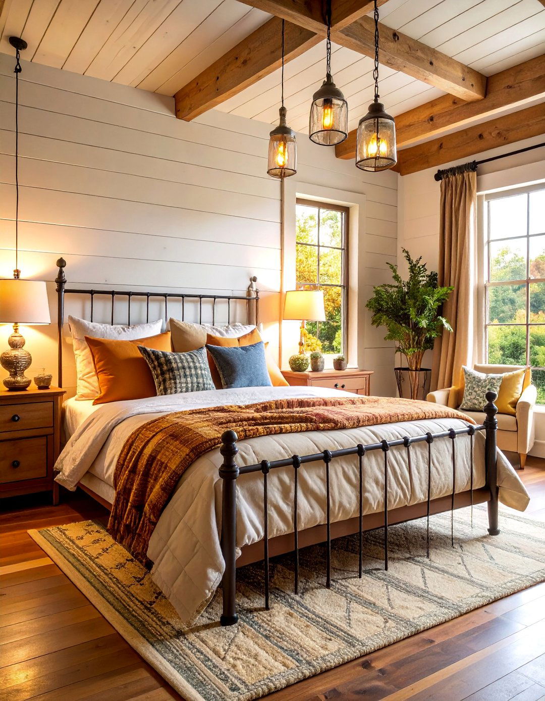 Farmhouse Charm Retreat - 25 Bedroom Design Ideas