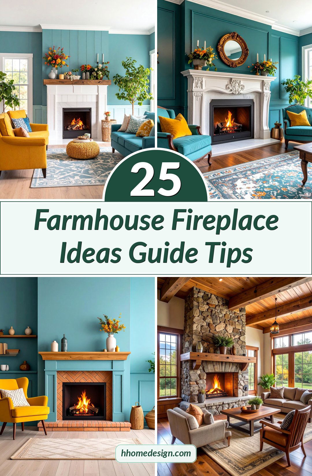 25 Farmhouse Fireplace Ideas Guide Tips