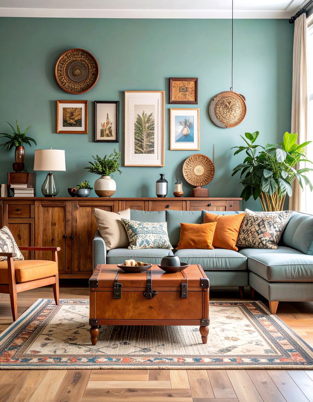 Farmhouse Gallery Wall Living Room Design - 25 Joanna Gaines Living Room Ideas