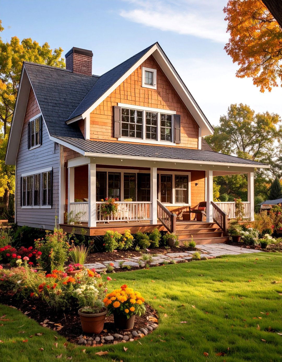 Farmhouse Guest Cottage with Shiplap and Barn Doors - 25 Guest House Ideas
