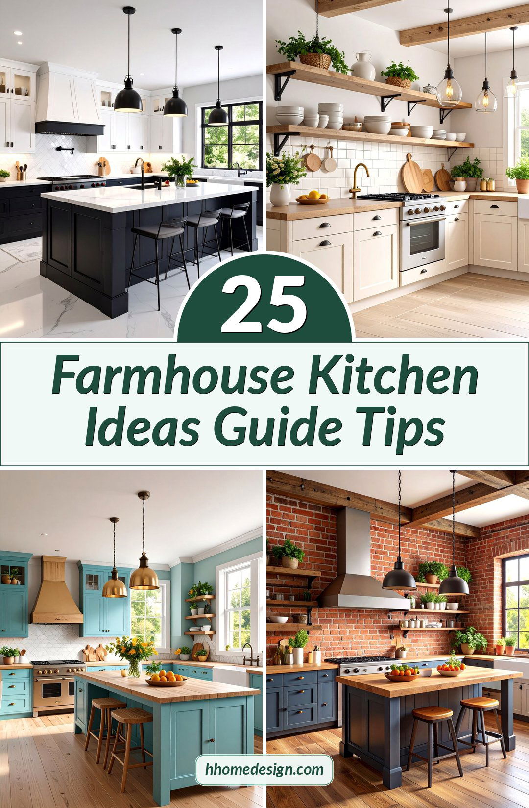 25 Farmhouse Kitchen Ideas Guide Tips