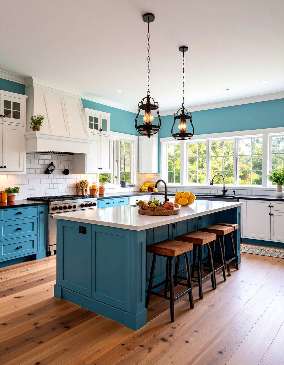 Farmhouse Kitchen with White Beadboard and Black Soapstone - 25 Kitchen With White Cabinets and Black Countertops Ideas