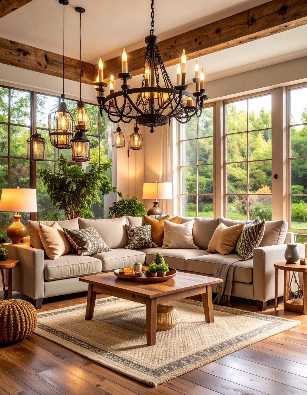 Farmhouse Lighting Living Room Illumination - 25 Joanna Gaines Living Room Ideas