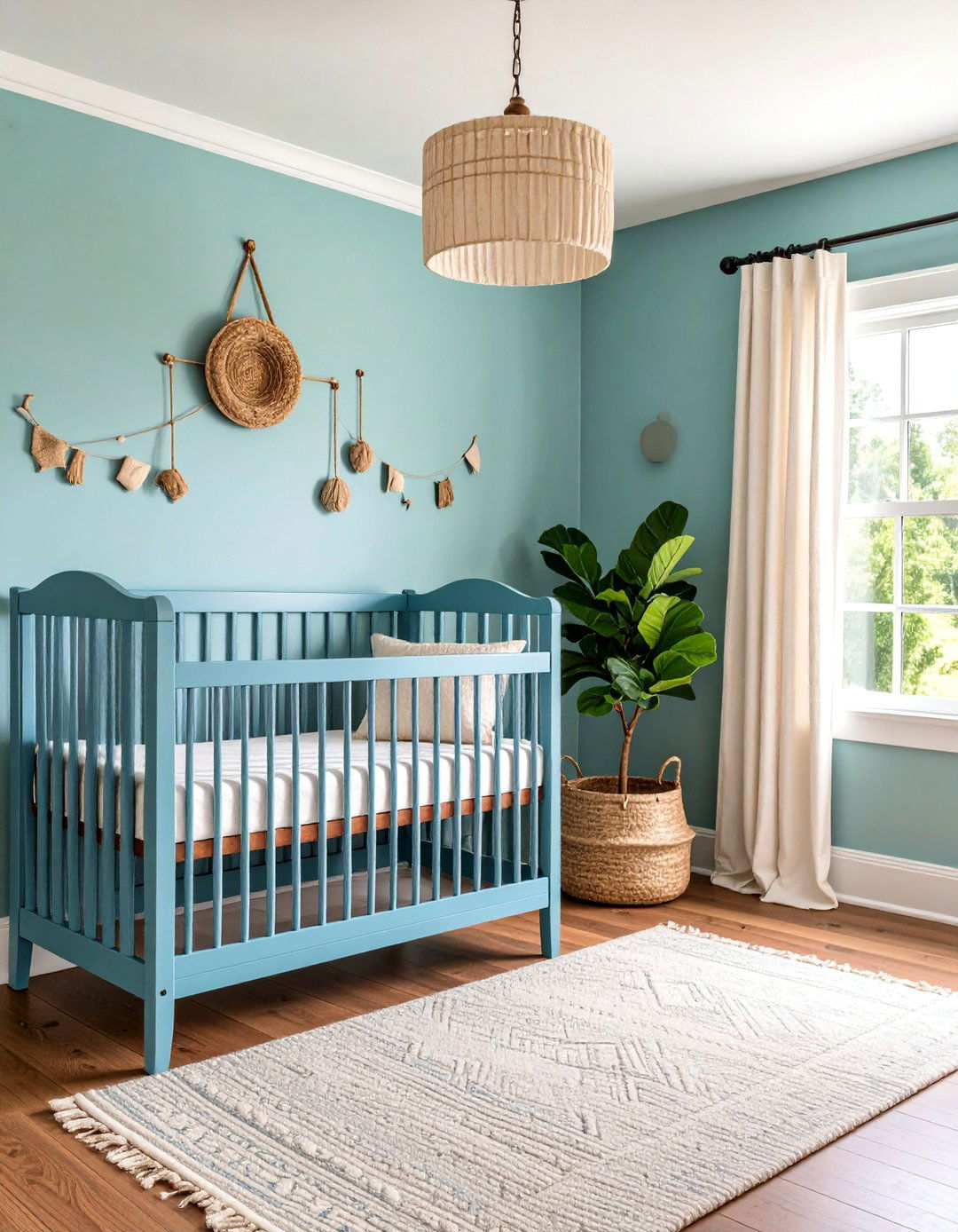 Farmhouse Nursery with Vintage Feed Sack Patterns - 25 Farmhouse Nursery Ideas
