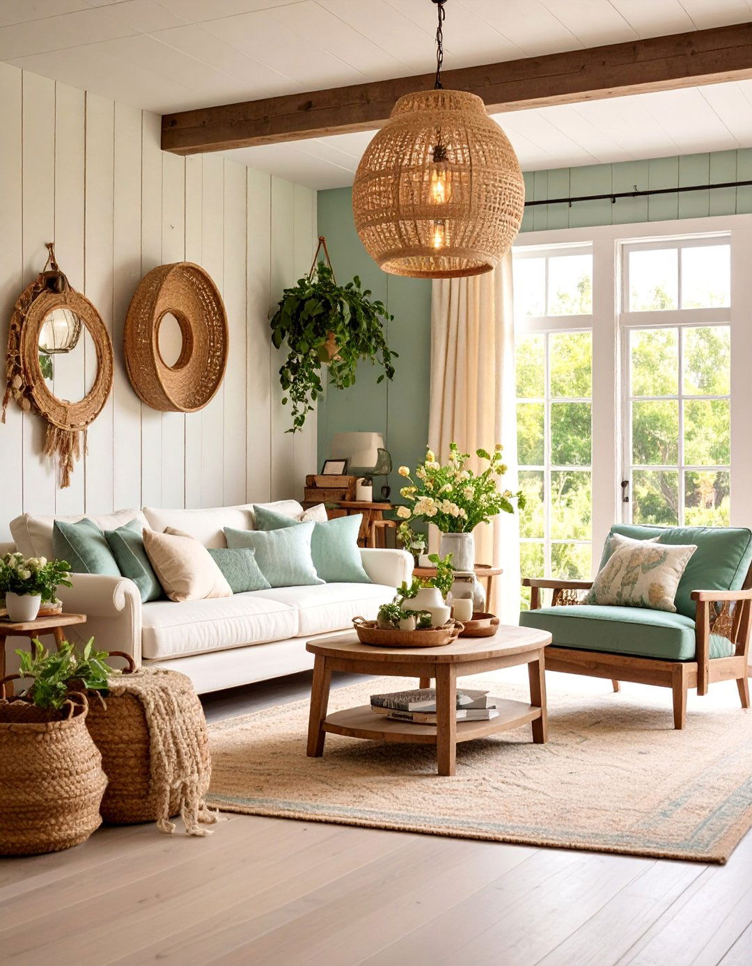 Farmhouse Simplicity Parlor - 25 Parlor Room Ideas