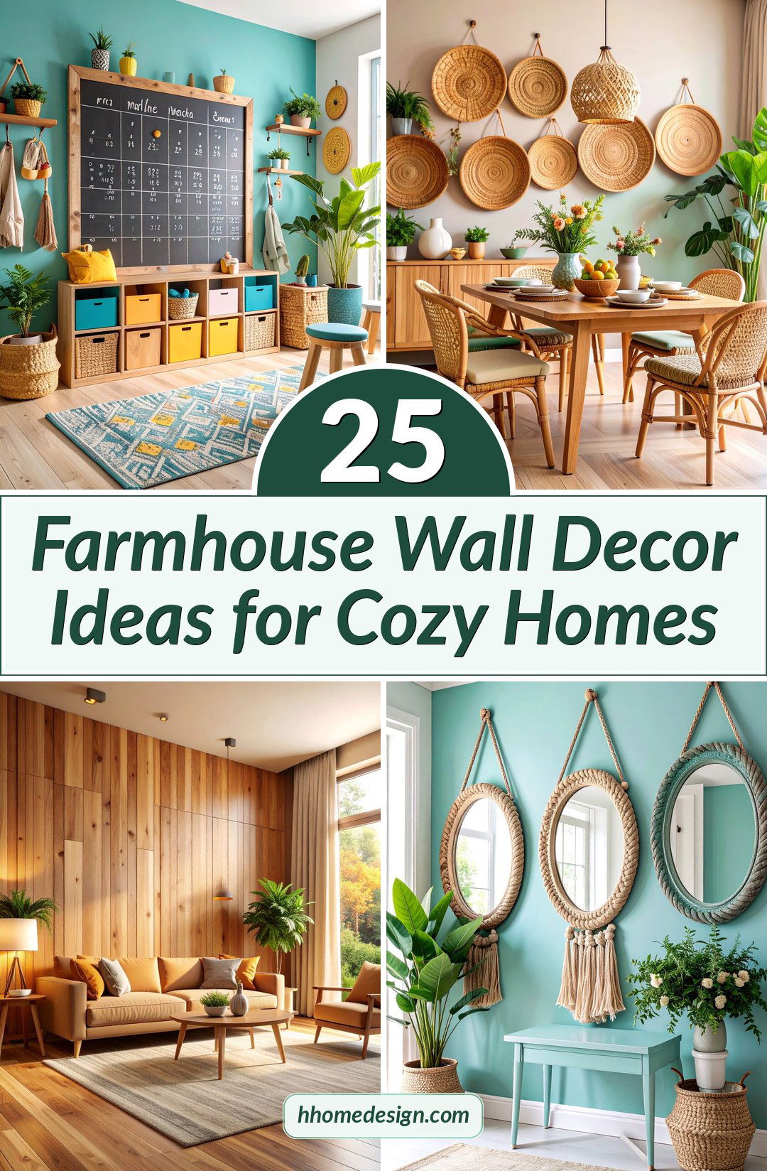 25 Farmhouse Wall Decor Ideas for Cozy Homes