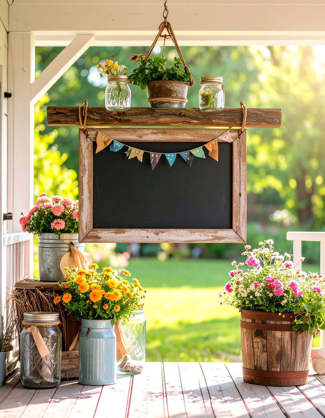 Farmhouse Welcome Sign Chalkboard - 25 Chalkboard Ideas
