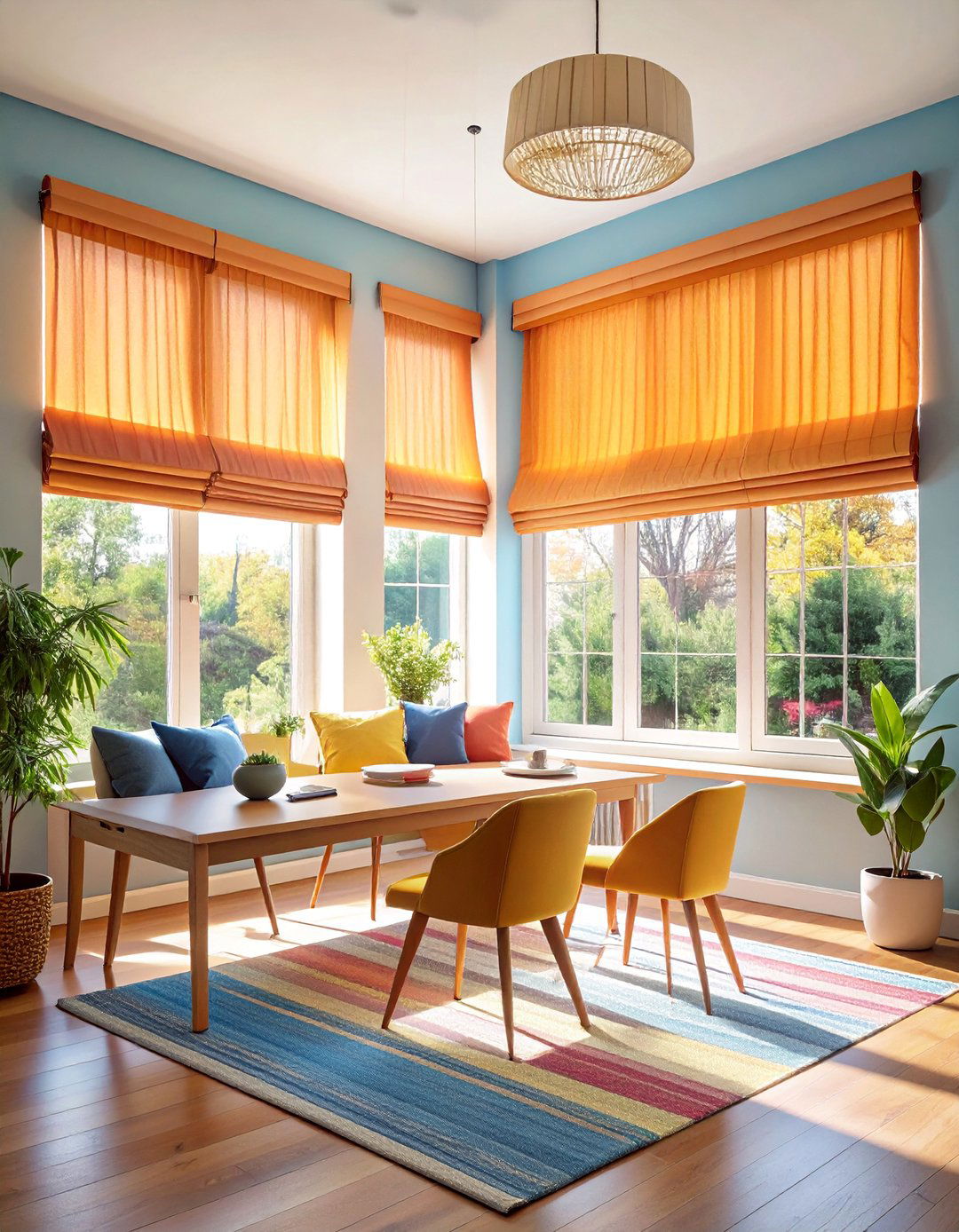 Faux Roman Shade Window Valance - 25 Window Valance Ideas