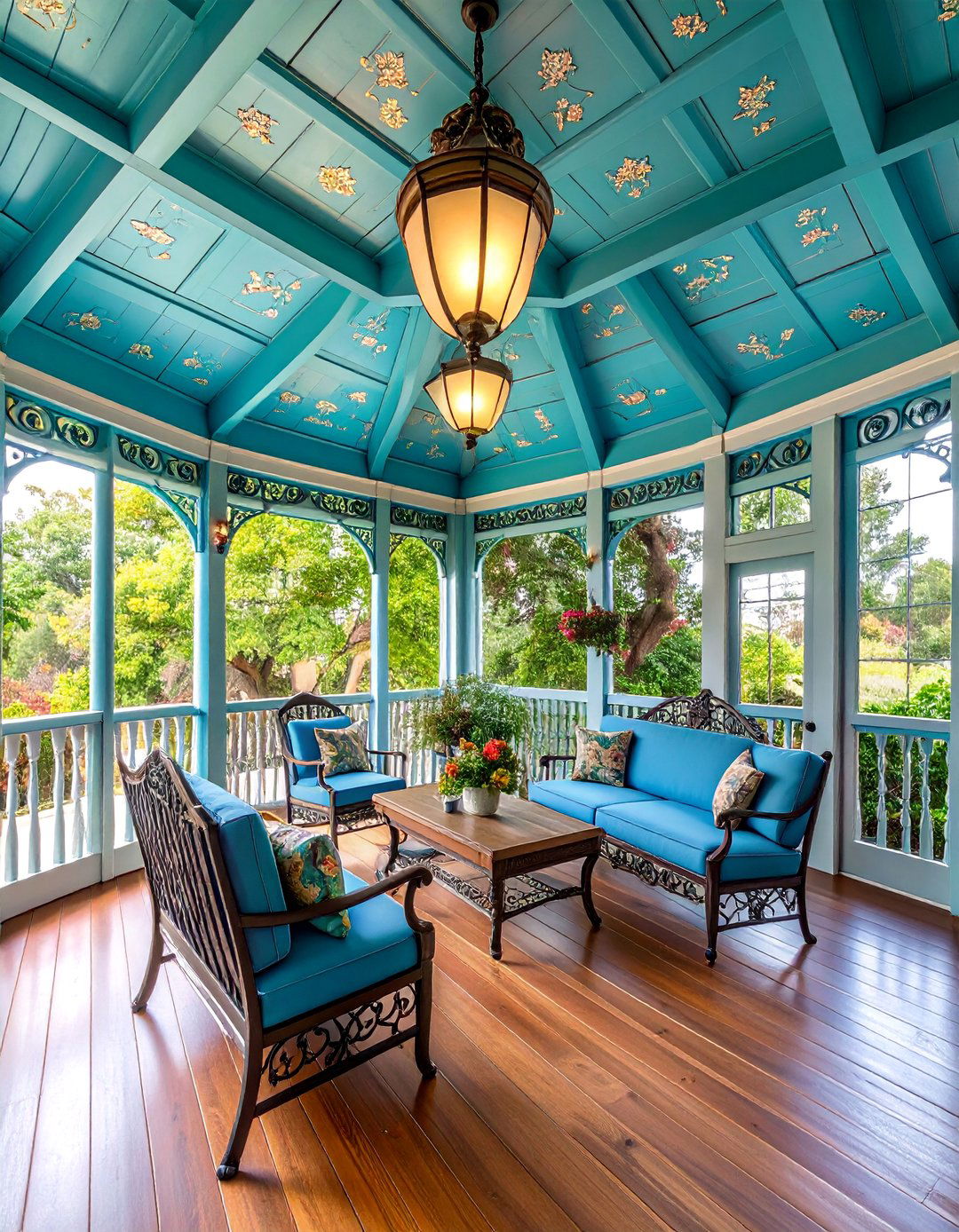 Faux Tin Vinyl Ceiling Tiles - 25 Vinyl Porch Ceiling Ideas