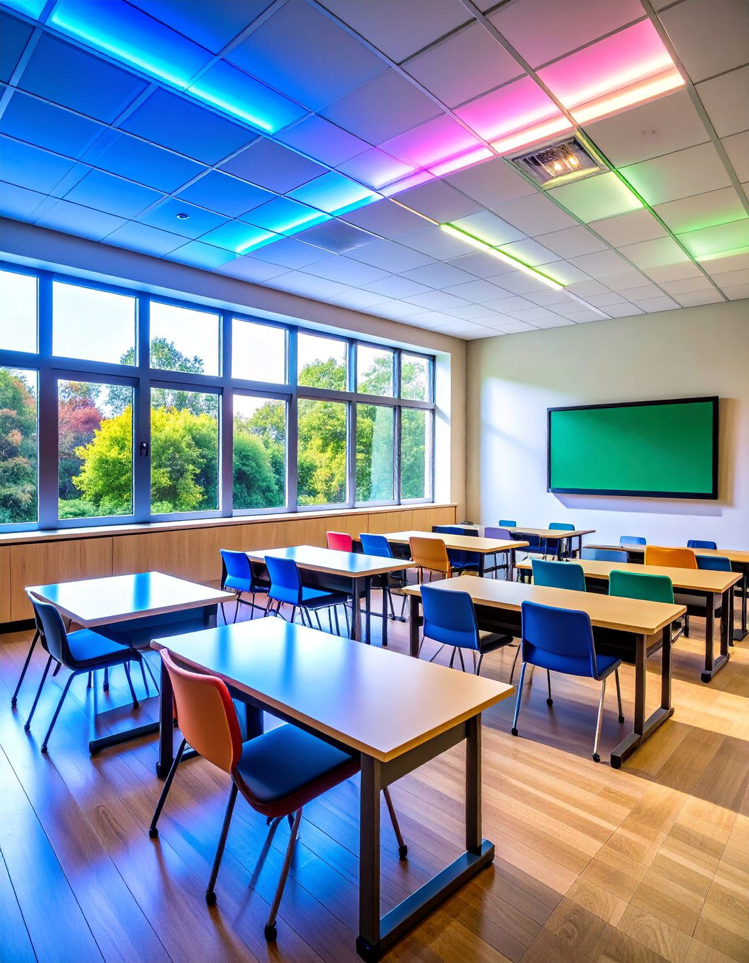 Faux Window Light Therapy System - 25 Classroom Lighting Ideas
