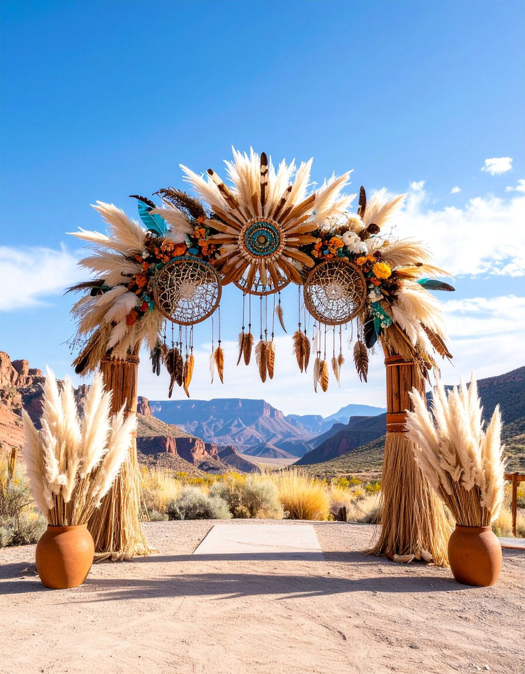 Feather and Fringe Boho with Southwestern Flair - 25 boho wedding ideas