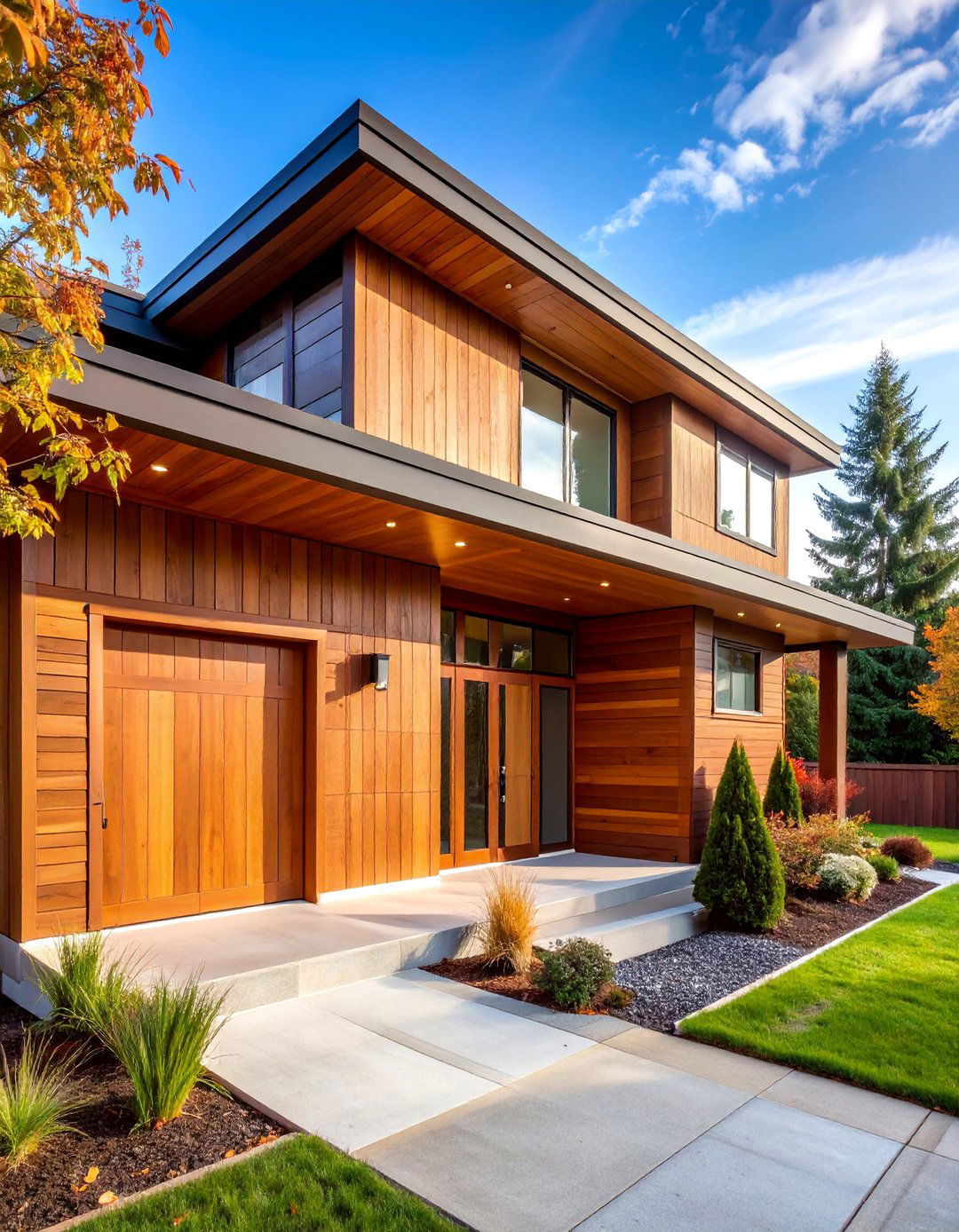 Fiber Cement Wood Look Siding - 25 Modern Siding Ideas for a Contemporary Home