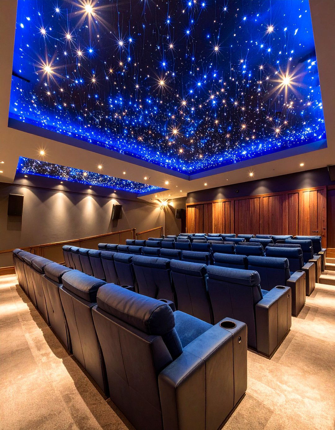 Fiber Optic Star Ceiling - 25 Basement Ceiling Ideas