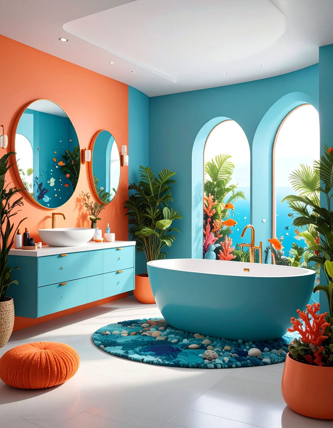 Finding Nemo Ocean Depths Bathroom - 25 Disney Bathroom Ideas