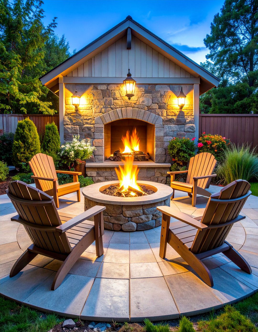 Fire Pit Gathering Garden Nook - 25 Garden Nook Ideas