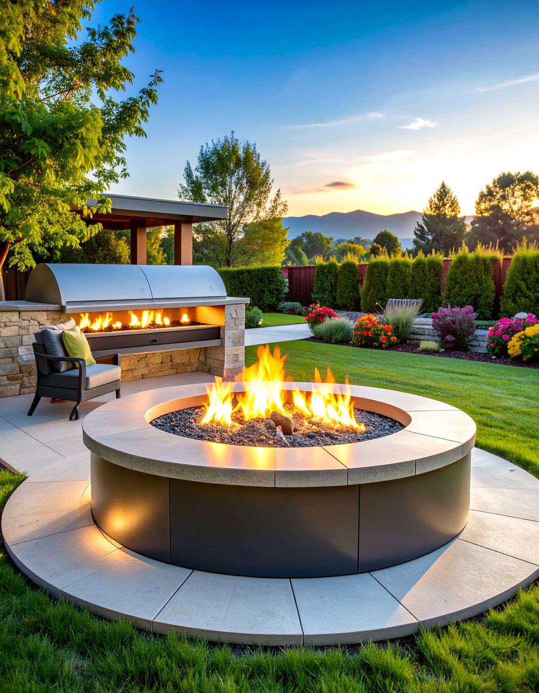 Fire Pit with Built In Ash Removal System - 25 Wood Burning Fire Pit Ideas