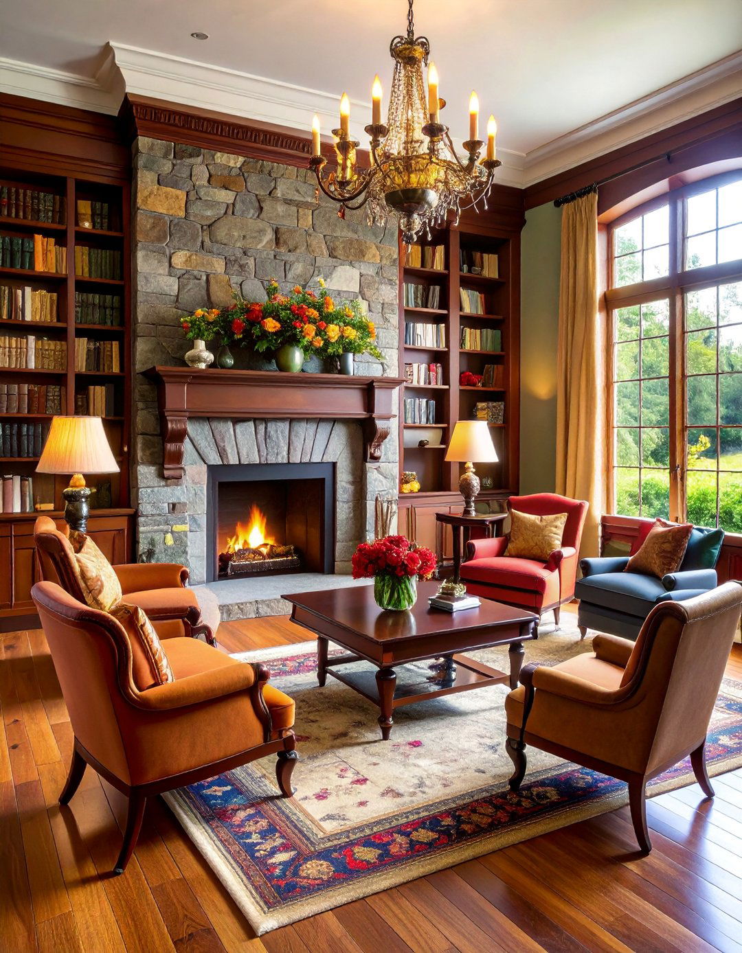 Fireplace Centered Parlor - 25 Parlor Room Ideas