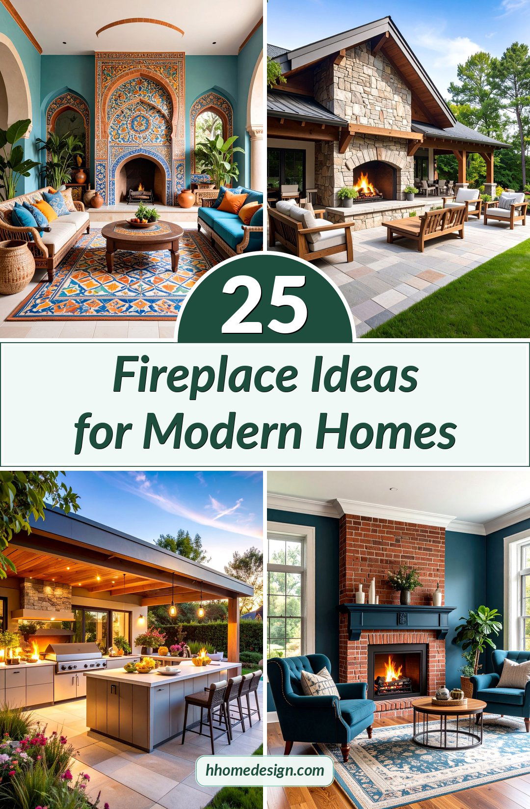 25 Fireplace Ideas for Modern Homes