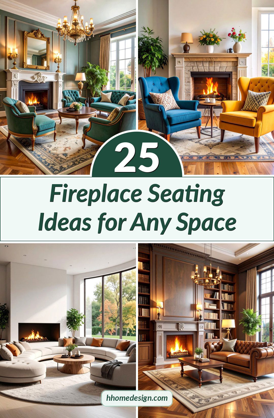25 Fireplace Seating Ideas for Any Space