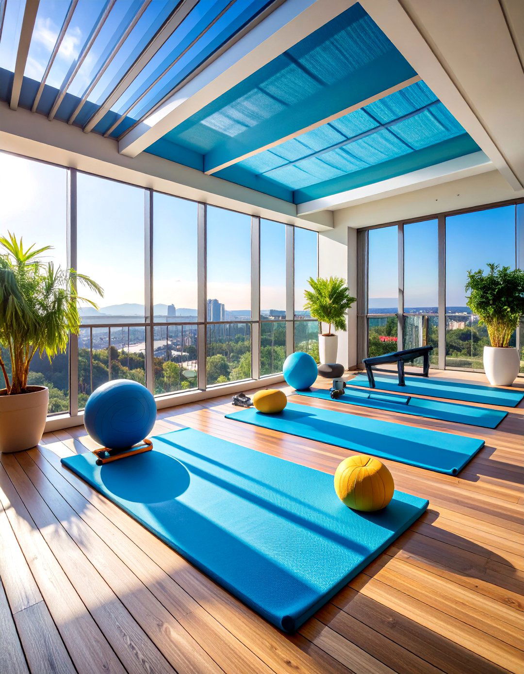 Fitness and Wellness Zone - 25 Penthouse Balcony Ideas