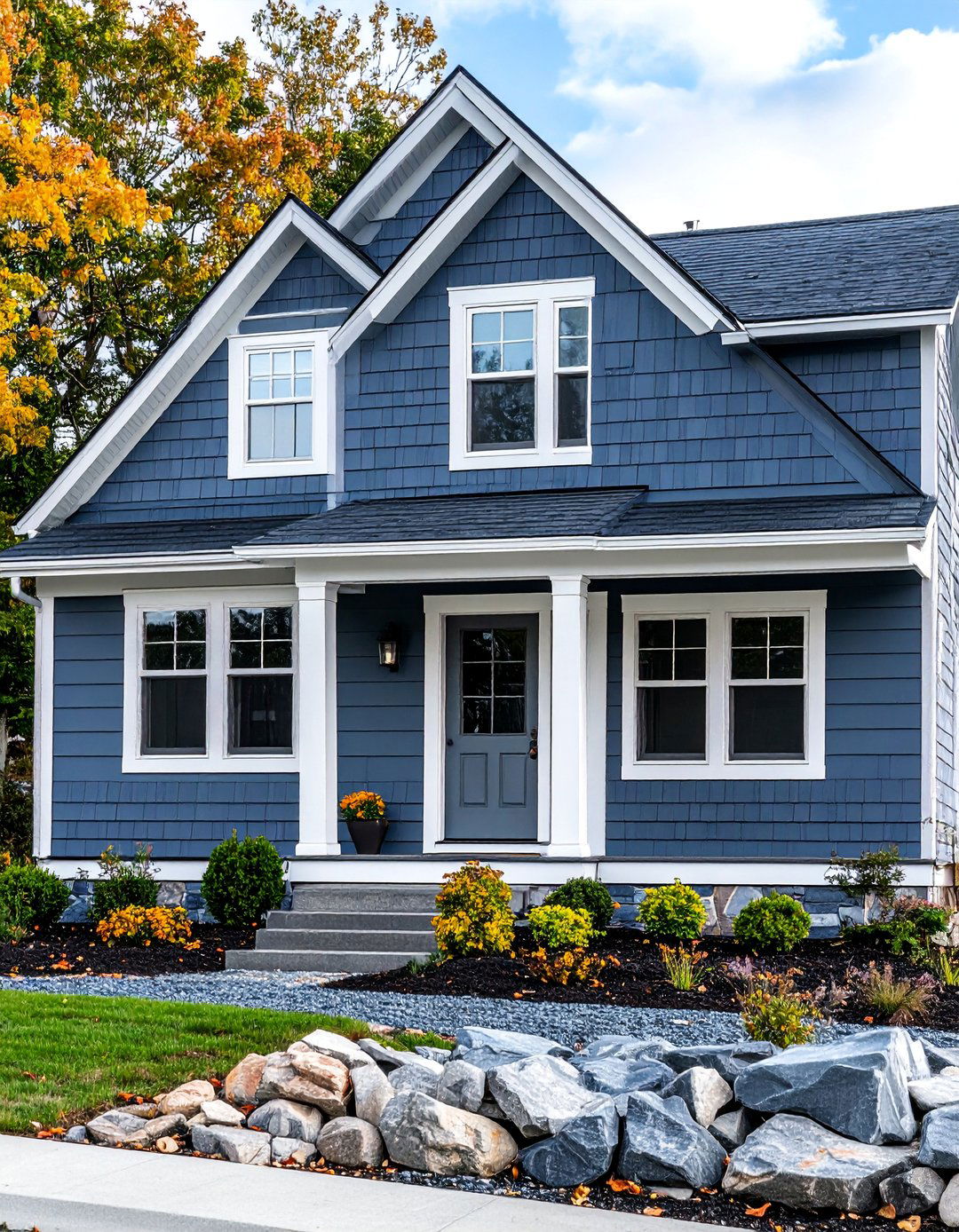 Flagstone Cool Blue Gray - 25 House Siding Colors