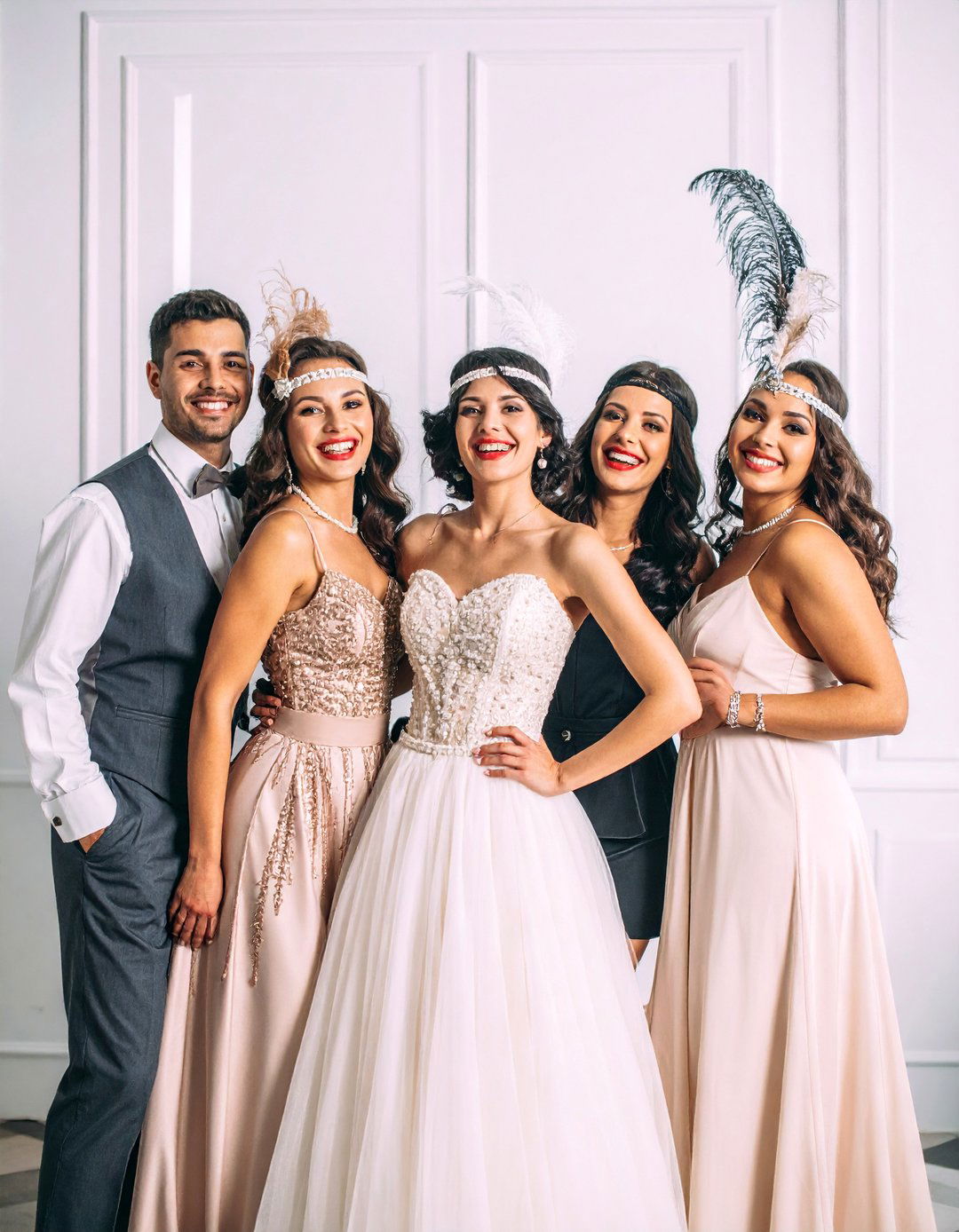 Flapper Dress Code Wedding Party - 25 Great Gatsby Wedding Ideas