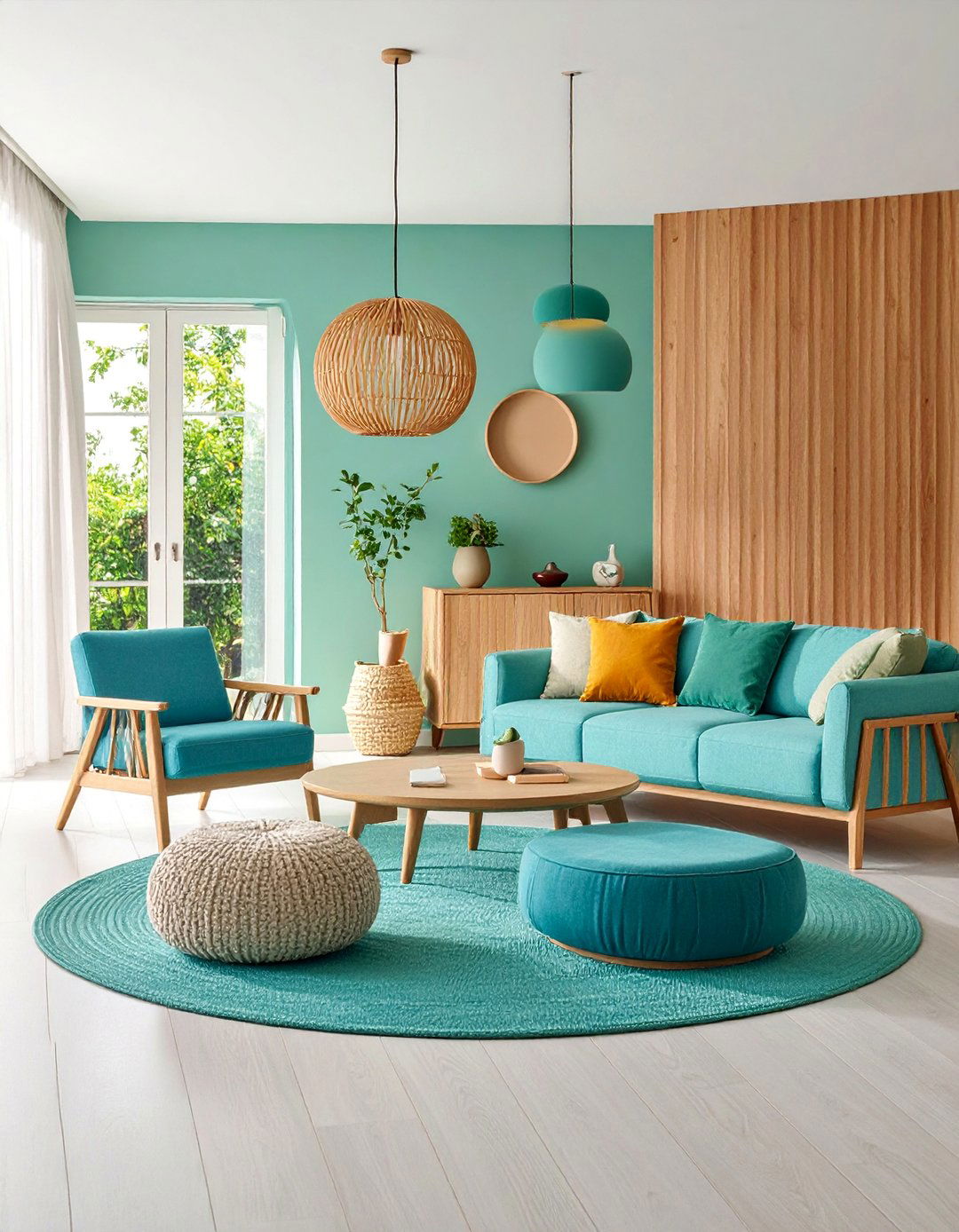 Flexible Korean Living Room with Modular Furniture - 25 Korean Living Room Ideas