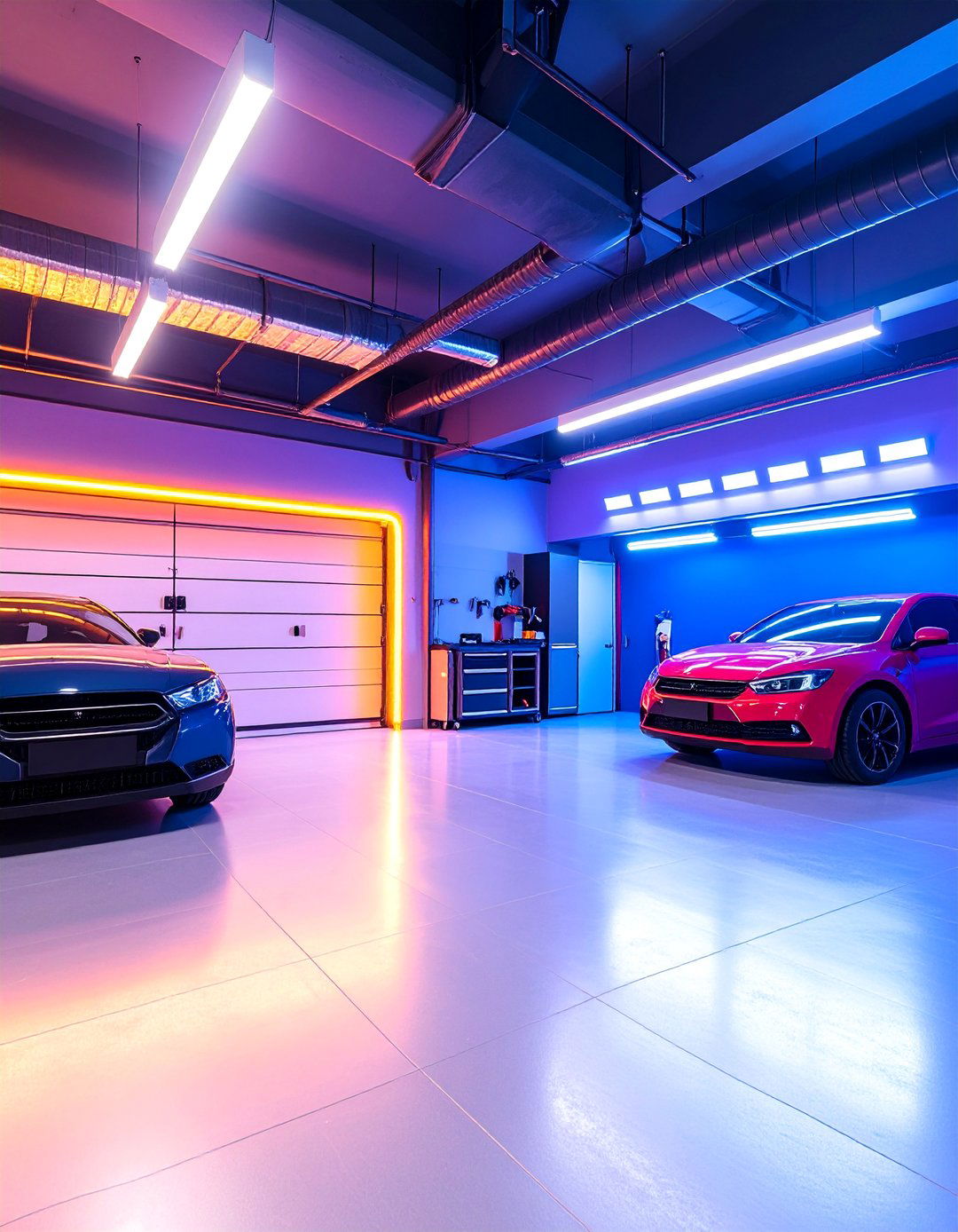 Flexible Multi Zone Garage Game Room - 25 Garage Game Room Ideas