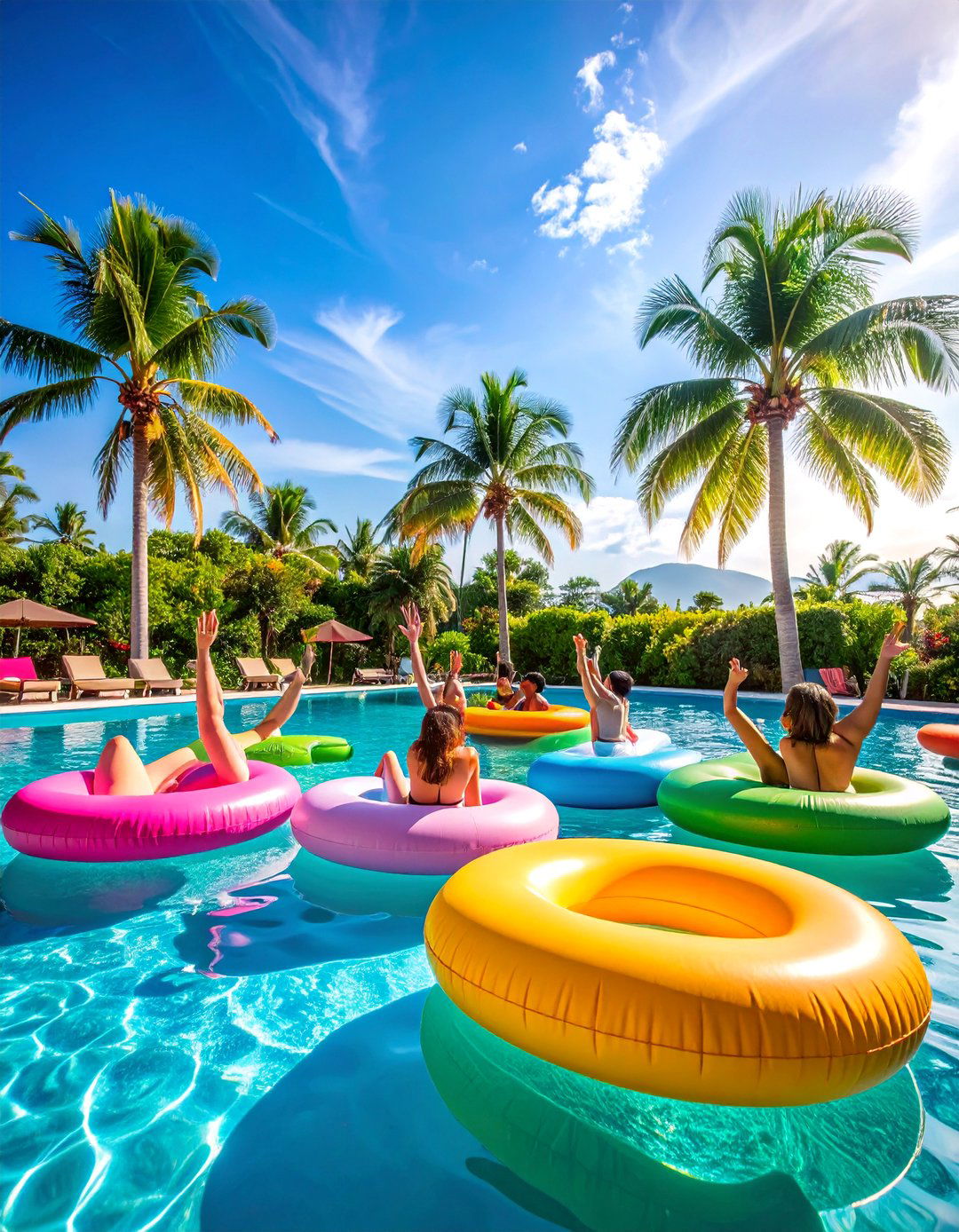 Float and Chill Lounge Pool Party - 25 Pool Party Ideas