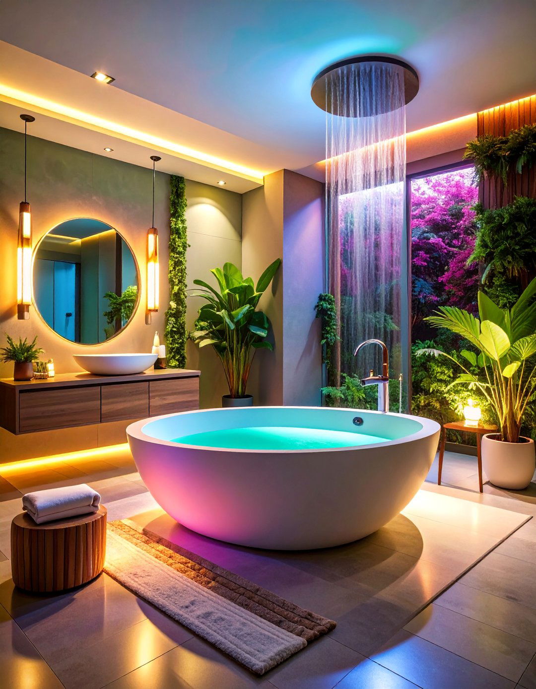 Floating Bathtub Centerpiece - 25 Ensuite Bathroom Ideas