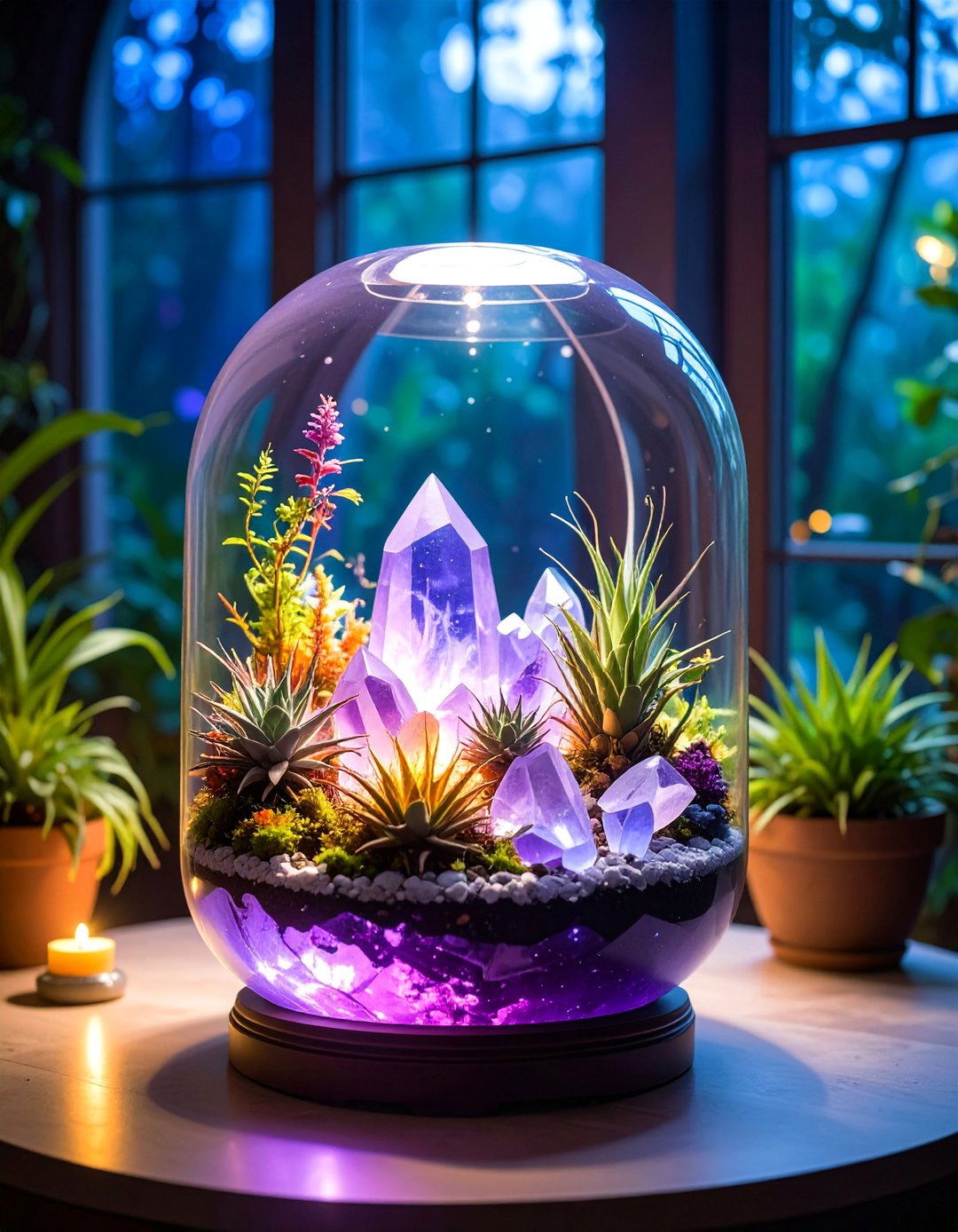 Floating Crystal Garden Terrarium - 25 Terrarium Ideas
