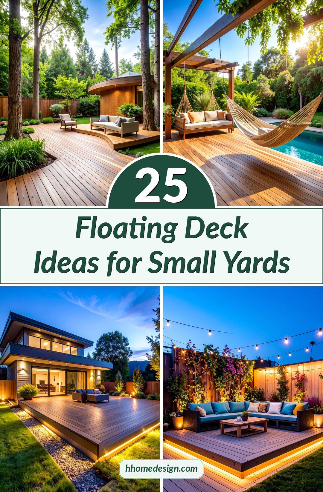 25 Floating Deck Ideas for Small Yards