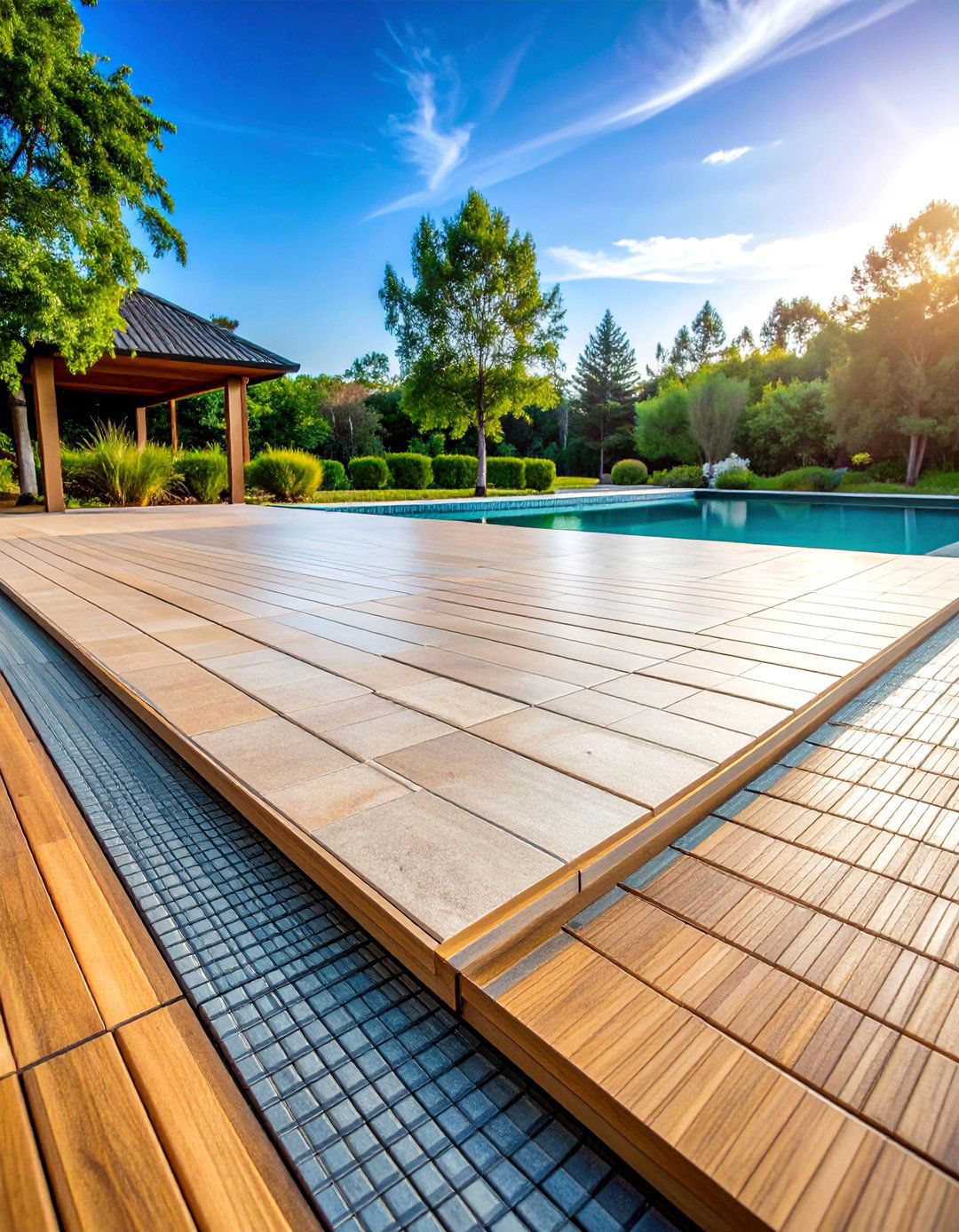 Floating Deck Tile Installation - 25 Deck Flooring Ideas