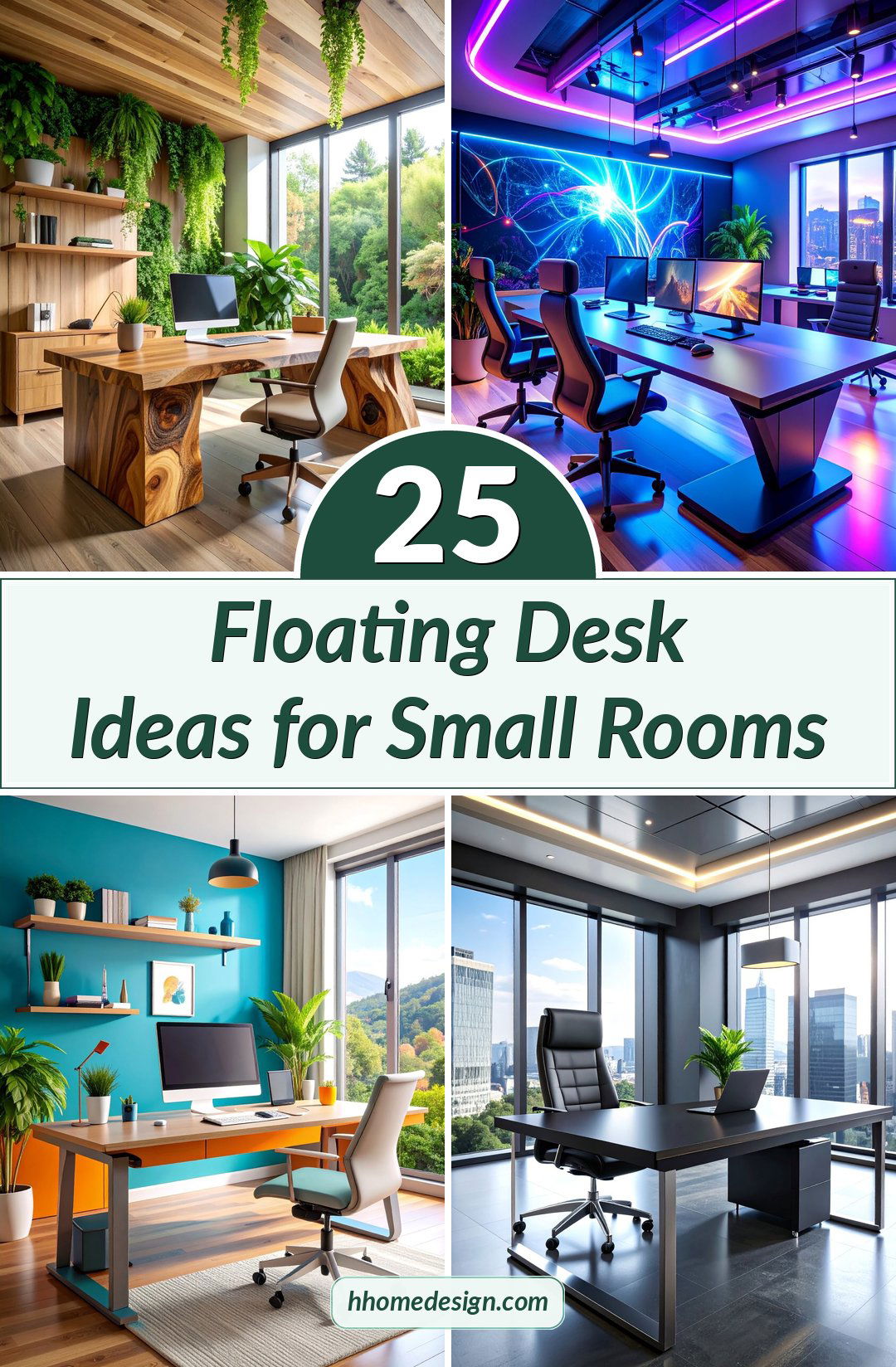25 Floating Desk Ideas for Small Rooms