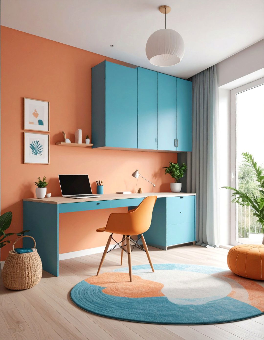 Floating Desk with Hidden Storage Solutions - 25 Desk Decor Ideas