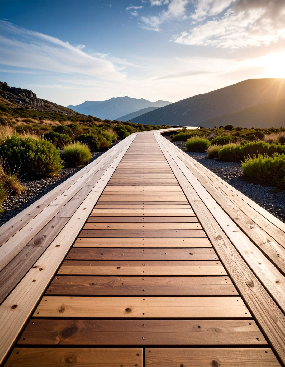 Floating Ground Level Composite Walkway - 25 Composite Walkway Ideas