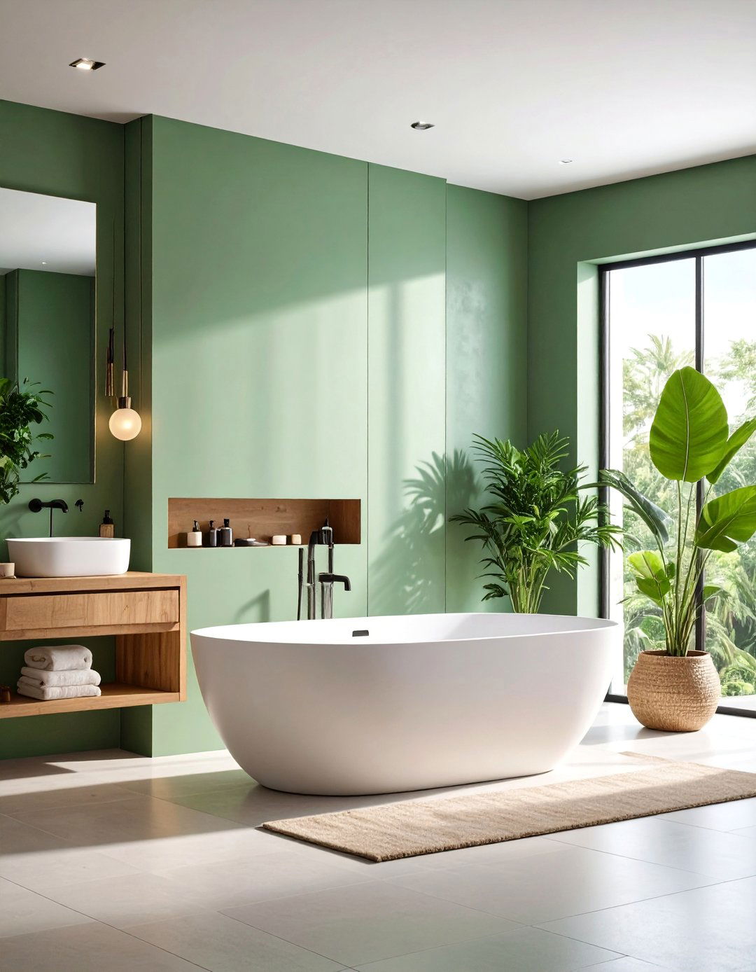 Floating Panel Installation Surround - 25 Bathtub Surround Ideas