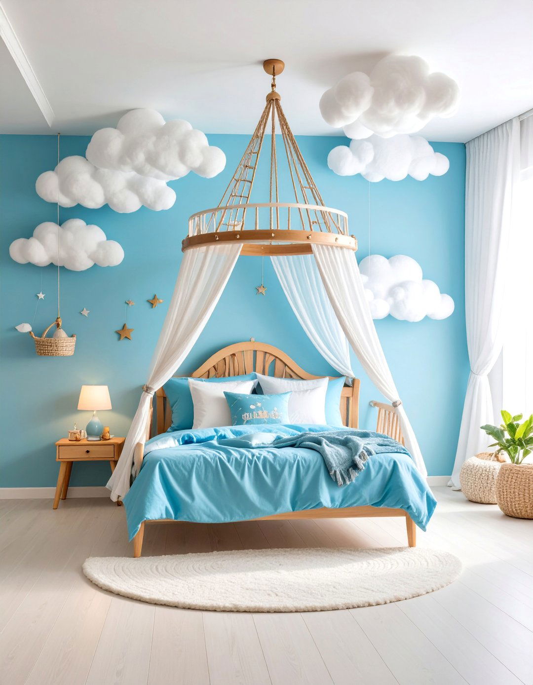 Floating Pirate Ship Cloud Bedroom - 25 Pirate-themed Bedroom Ideas